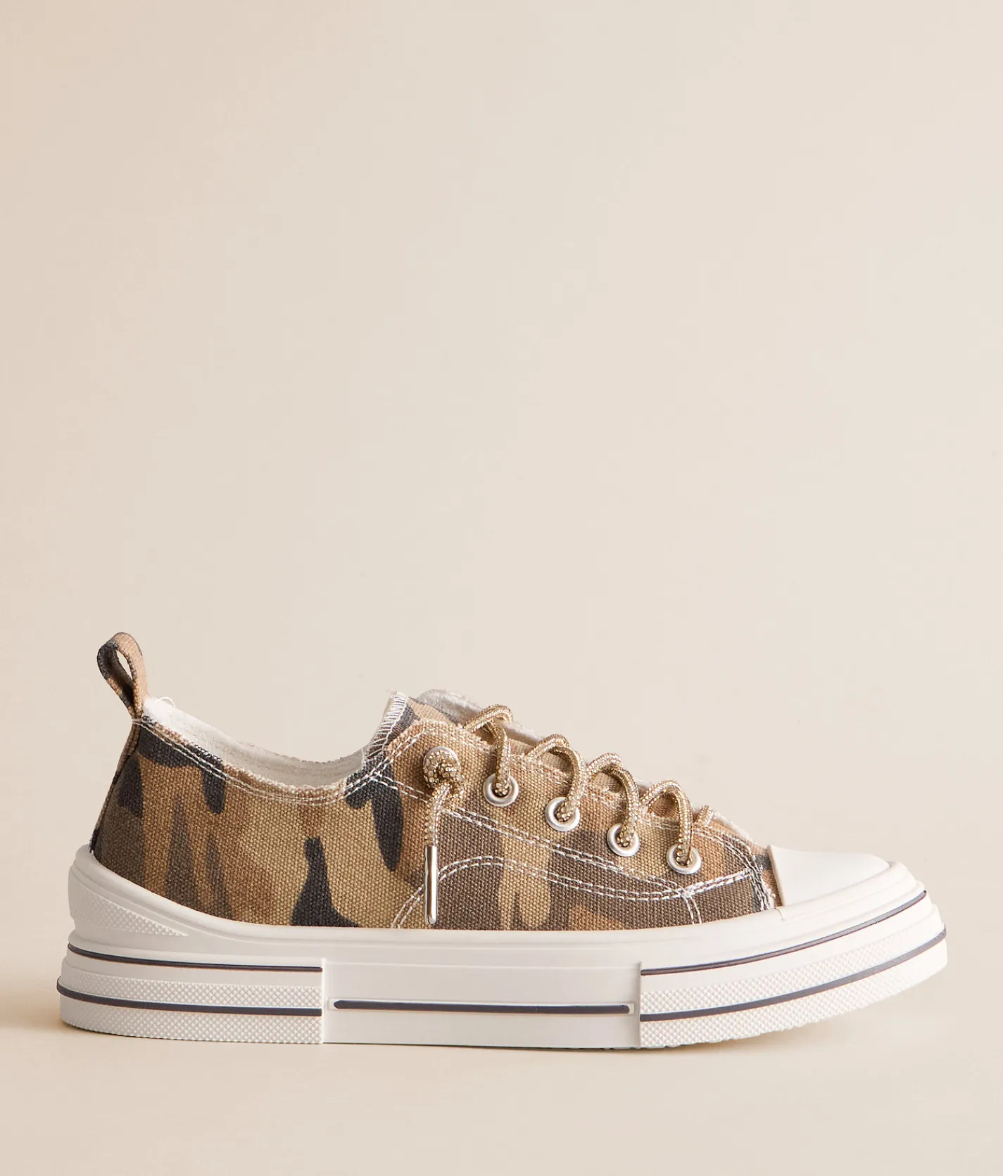 Shoes | Very G Aman Camo Sneaker Sand
