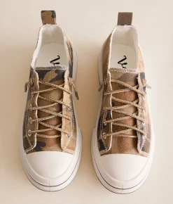 Shoes | Very G Aman Camo Sneaker Sand