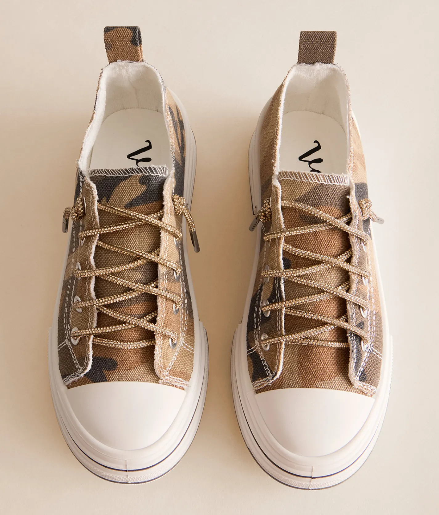 Shoes | Very G Aman Camo Sneaker Sand