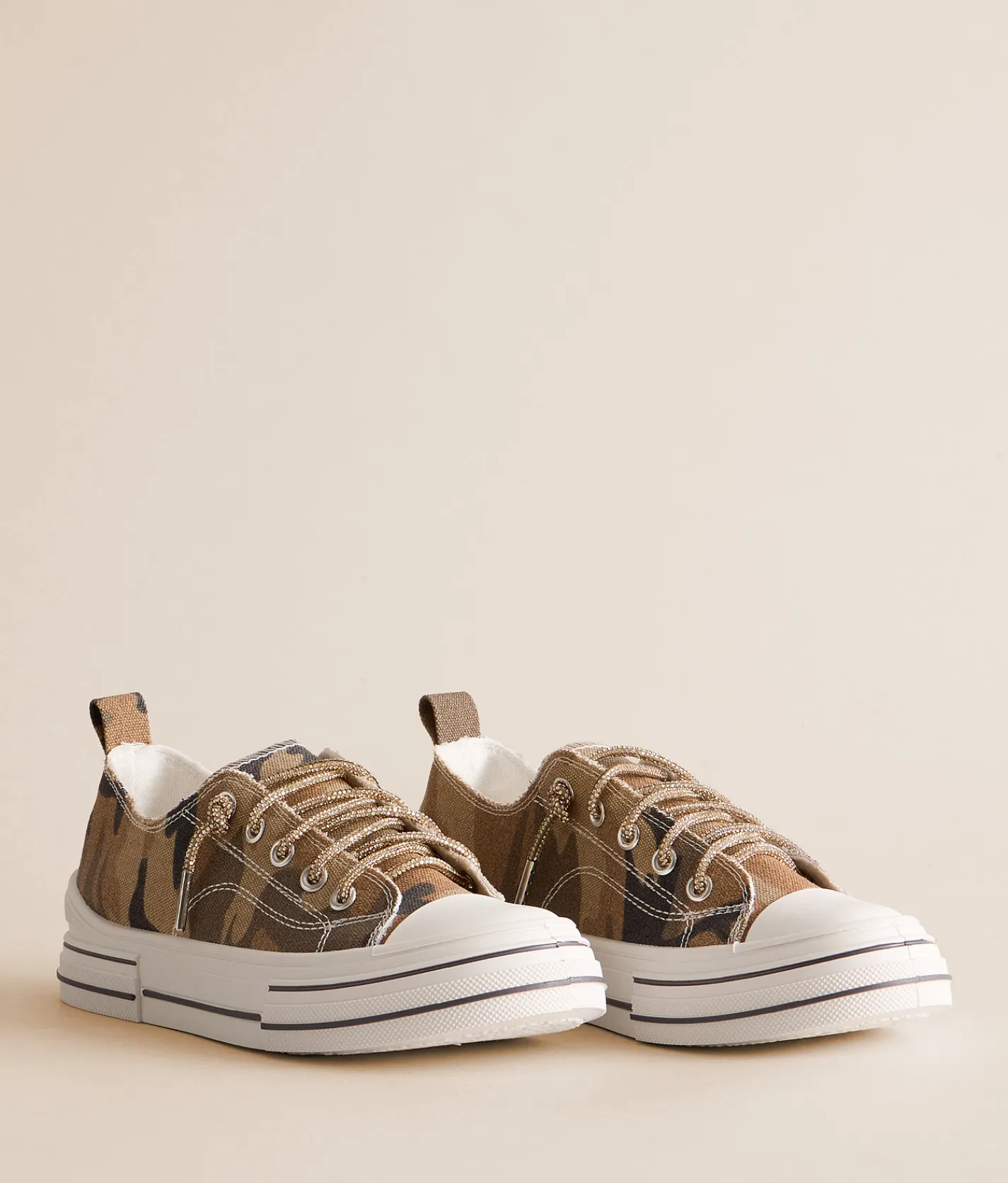 Shoes | Very G Aman Camo Sneaker Sand