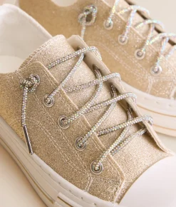 Shoes | Very G Aman Glitter Sneaker Gold