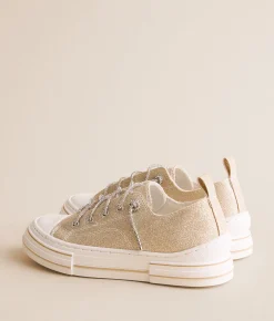 Shoes | Very G Aman Glitter Sneaker Gold