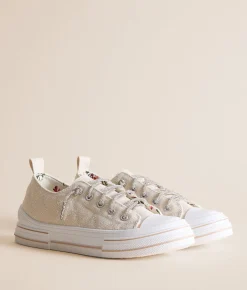 Very G Aman Quilted Sneaker Natural Hot