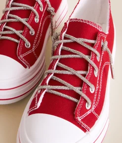 Shoes | Very G Aman Rhinestone Sneaker White
