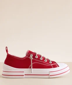 Shoes | Very G Aman Rhinestone Sneaker White