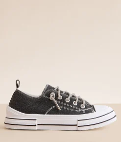 Shoes | Very G Aman Sparkle Rhinestone Sneaker White