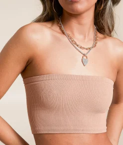 Tops | Free People Amelia Bandeau Pomegranate