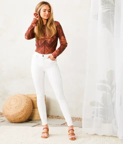 HIDDEN Amelia Skinny Stretch Jean White Online