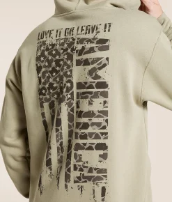 Howitzer America Hooded Sweatshirt Aluminum Online