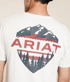 Tops|Graphic T-Shirts | Ariat Americana Mountain T-Shirt Ash