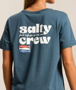Tops | Salty Crew American Catch T-Shirt Midnight Navy