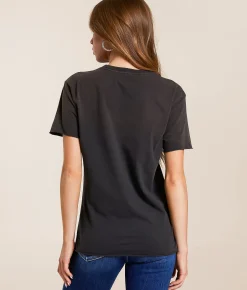 Tops | Affliction American Customs Southern Rock T-Shirt Black Charcoal Pigment