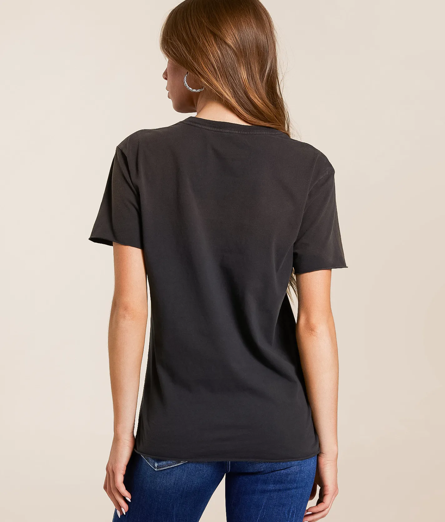 Tops | Affliction American Customs Southern Rock T-Shirt Black Charcoal Pigment