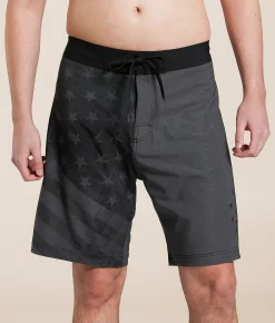 Howitzer American Freedom Stretch Boardshort Charcoal Clearance