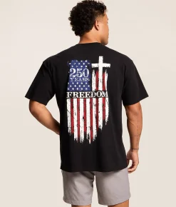 Howitzer American Freedom 250 T-Shirt Black Outlet