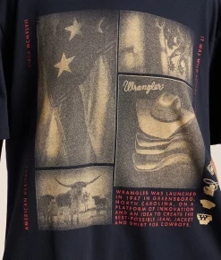 Tops | Wrangler® American Heritage Oversized T-Shirt Dark Sapphire