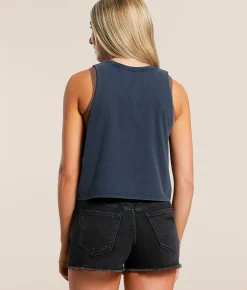 Tops | Wrangler® American Original Festival Cropped Tank Top Black Beauty