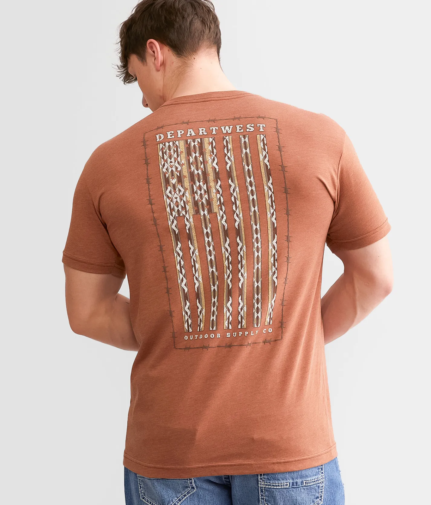 Departwest American Ranch T-Shirt Terracotta Heather Best