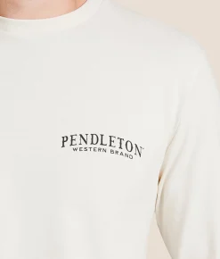Tops|Graphic T-Shirts | Pendleton American Skull T-Shirt Vintage White