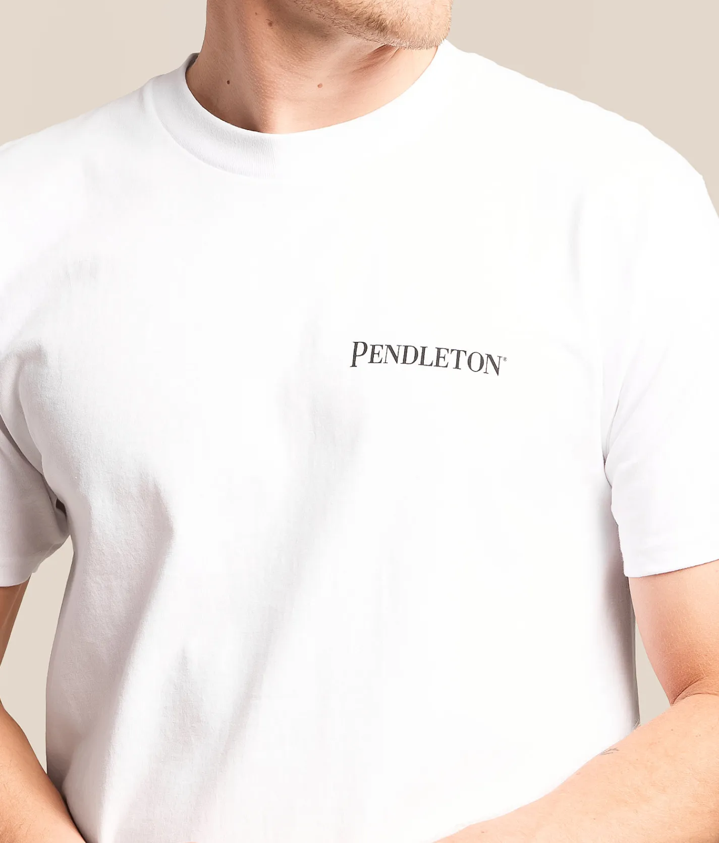 Pendleton American Tradition T-Shirt Vintage White Clearance