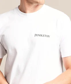 Graphic T-Shirts | Pendleton American Tradition T-Shirt Vintage White