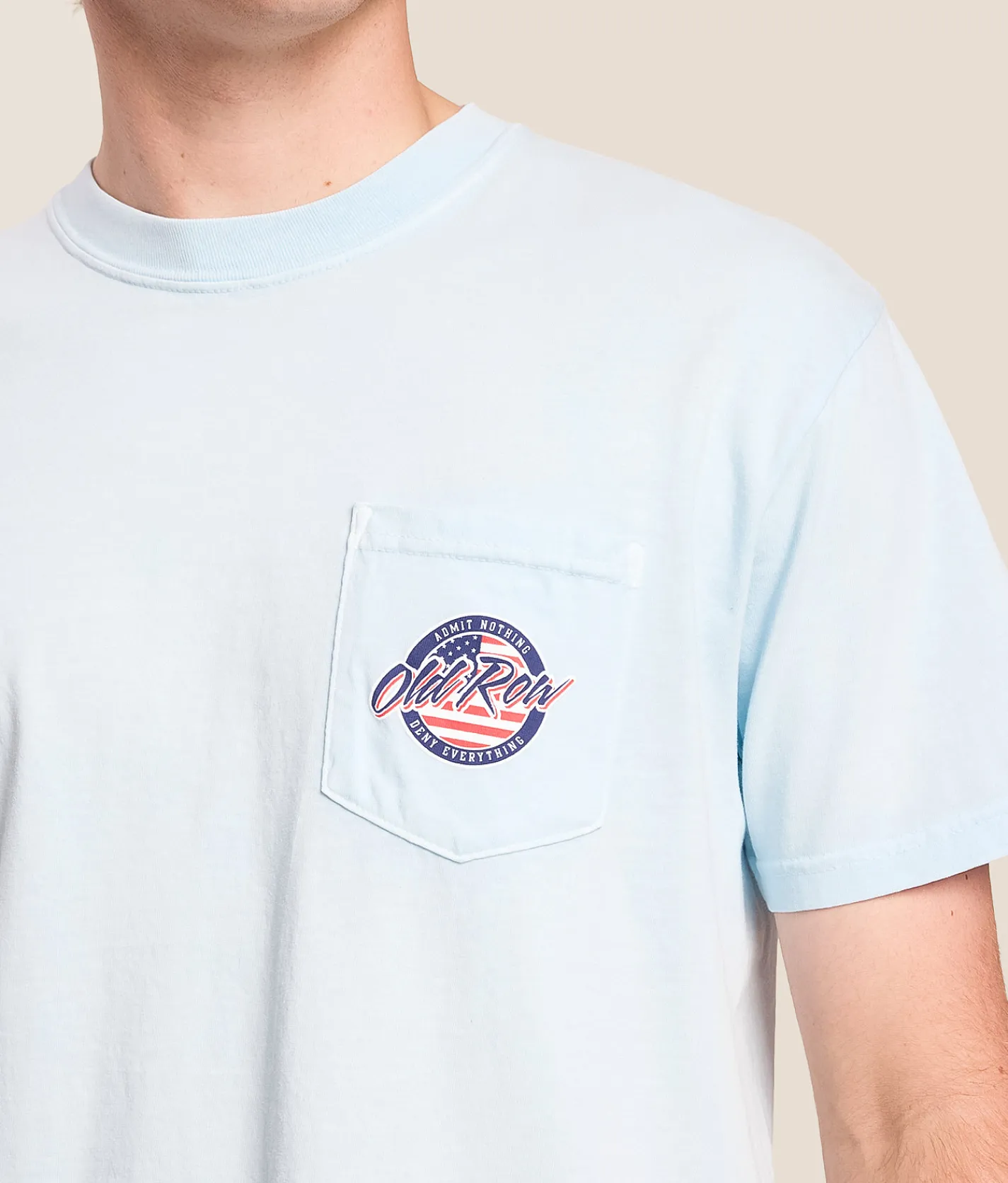 Old Row American 250 T-Shirt Chambray Clearance