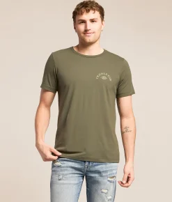 Tops|Graphic T-Shirts | Pendleton American Western T-Shirt Olive Ivory