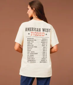 Tops | Sterling & Stitch American West Rodeo T-Shirt Birch