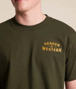 Seager Americas Choice T-Shirt Surplus Green Hot