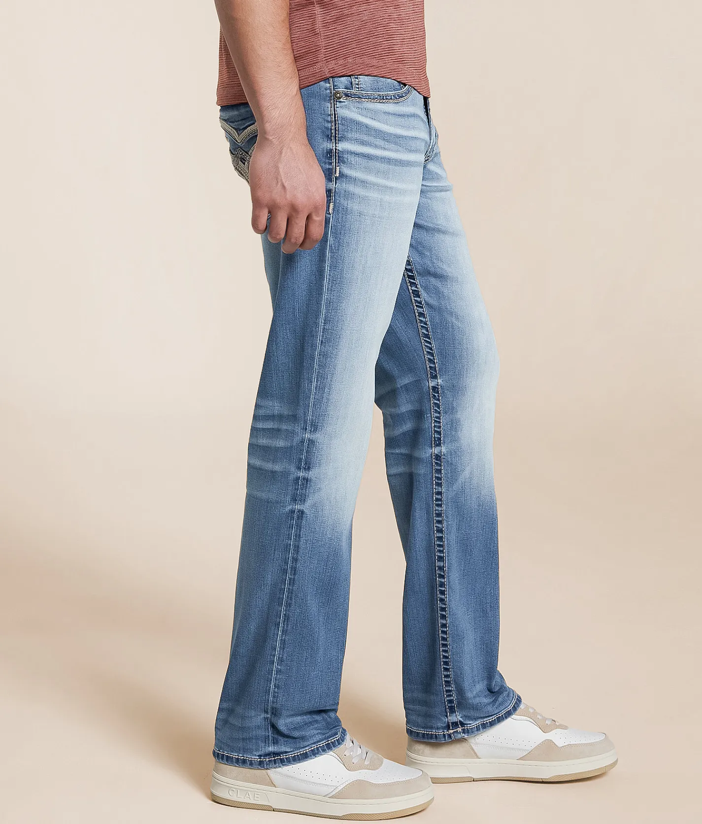 Salvage Anarchy Straight Stretch Jean Mocha Dolce Outlet