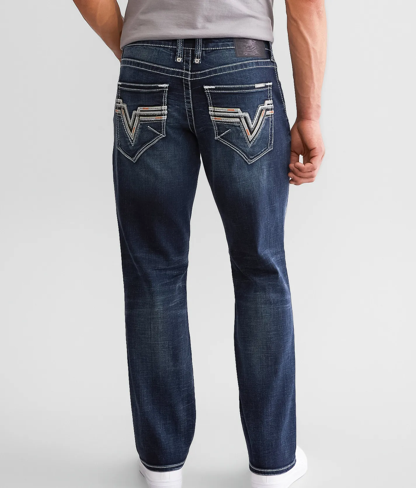 Salvage Anarchy Straight Stretch Jean Alimos Clearance