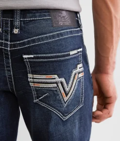 Salvage Anarchy Straight Stretch Jean Alimos Clearance
