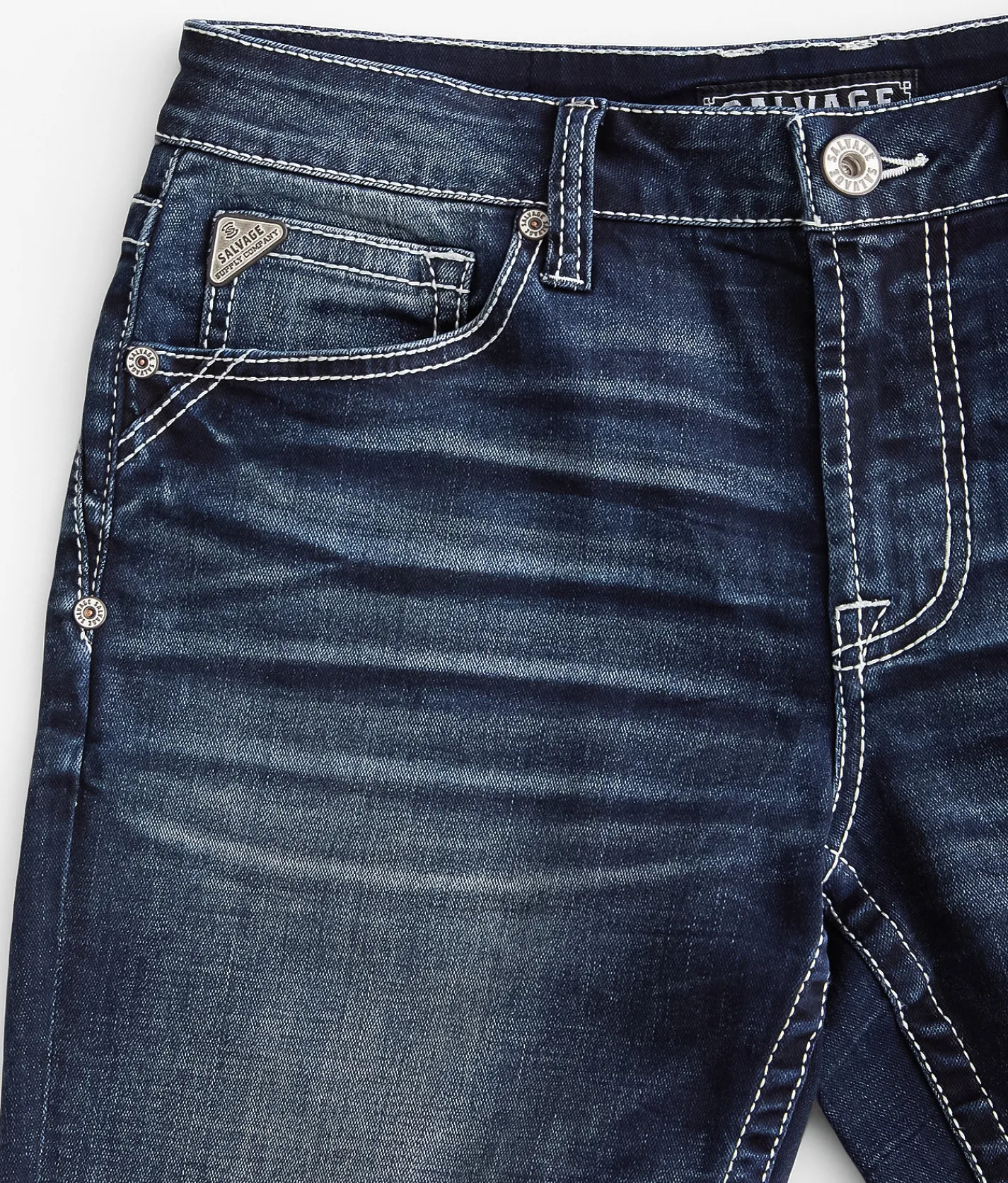 Salvage Anarchy Straight Stretch Jean Alimos Clearance