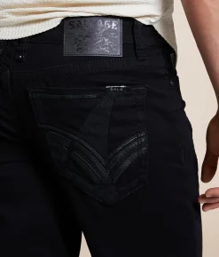 Salvage Anarchy Straight Stretch Jean Black Ice New