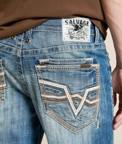 Bottoms|Jeans | Salvage Anarchy Straight Stretch Jean Golden Ember