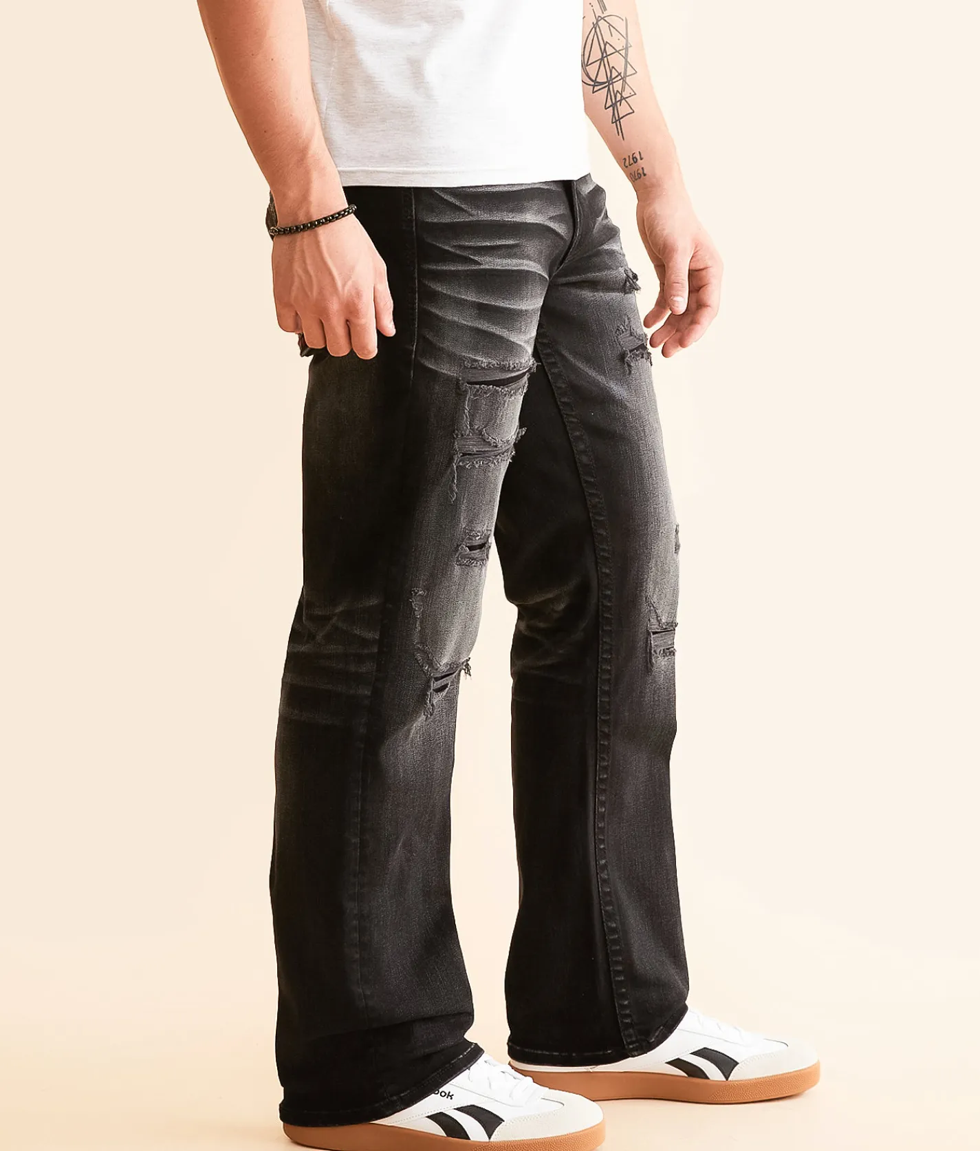 Sale Jeans|Bottoms | Salvage Anarchy Straight Stretch Jean Lotus Aura