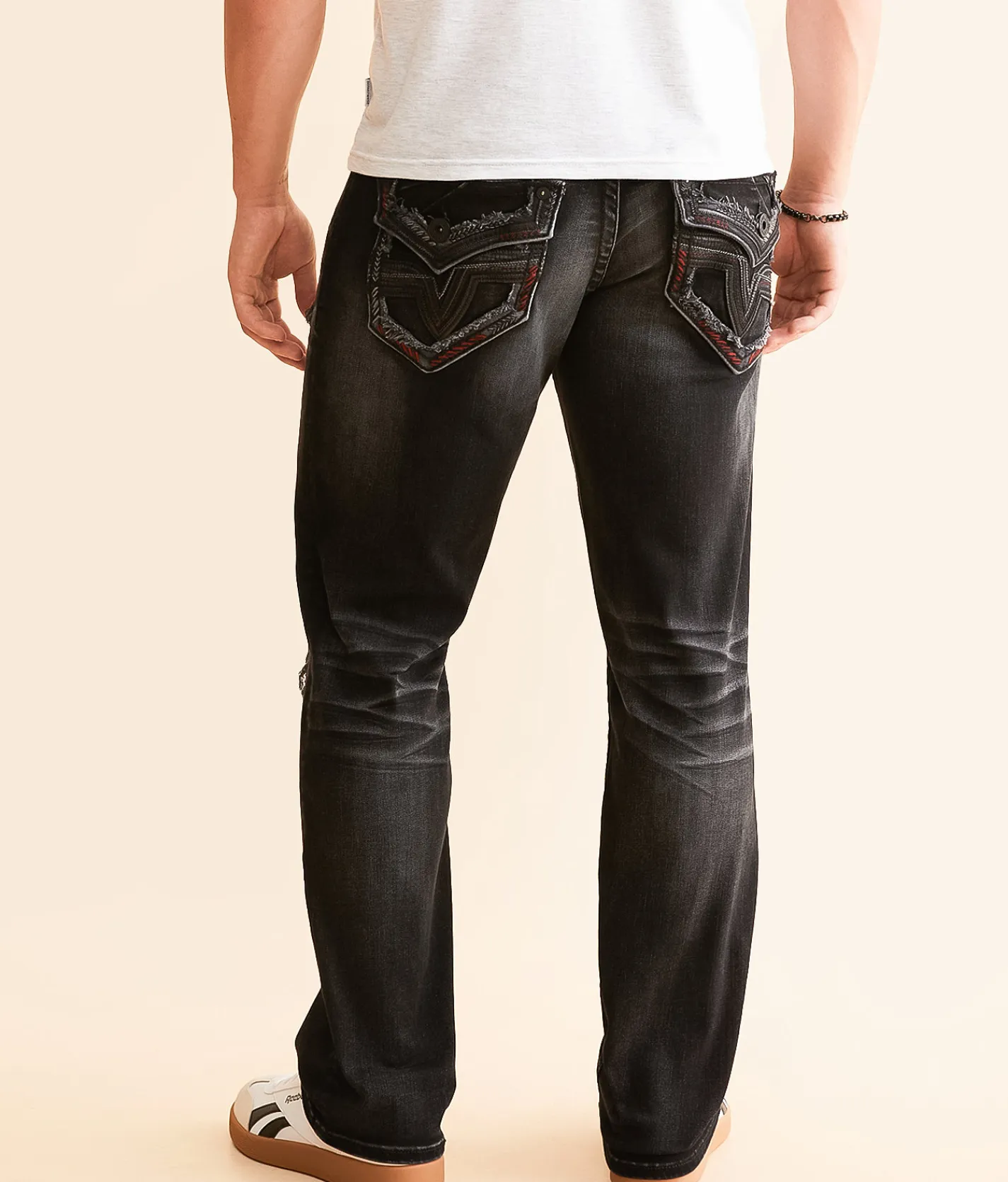 Sale Jeans|Bottoms | Salvage Anarchy Straight Stretch Jean Lotus Aura