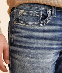 Sale Jeans|Bottoms | Salvage Anarchy Straight Stretch Jean Titanoboa