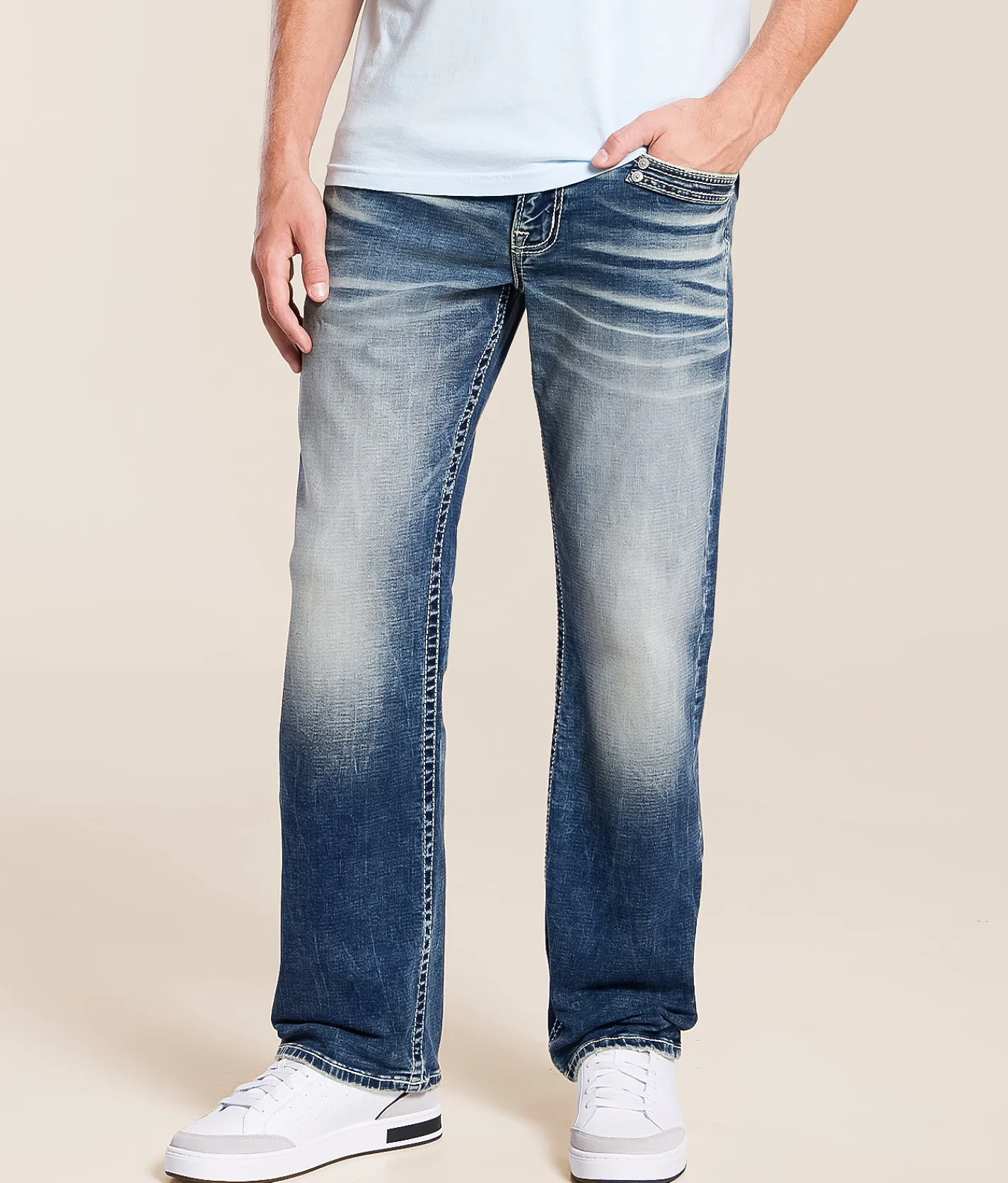Salvage Anarchy Straight Stretch Jean Wanderlust Ale Discount