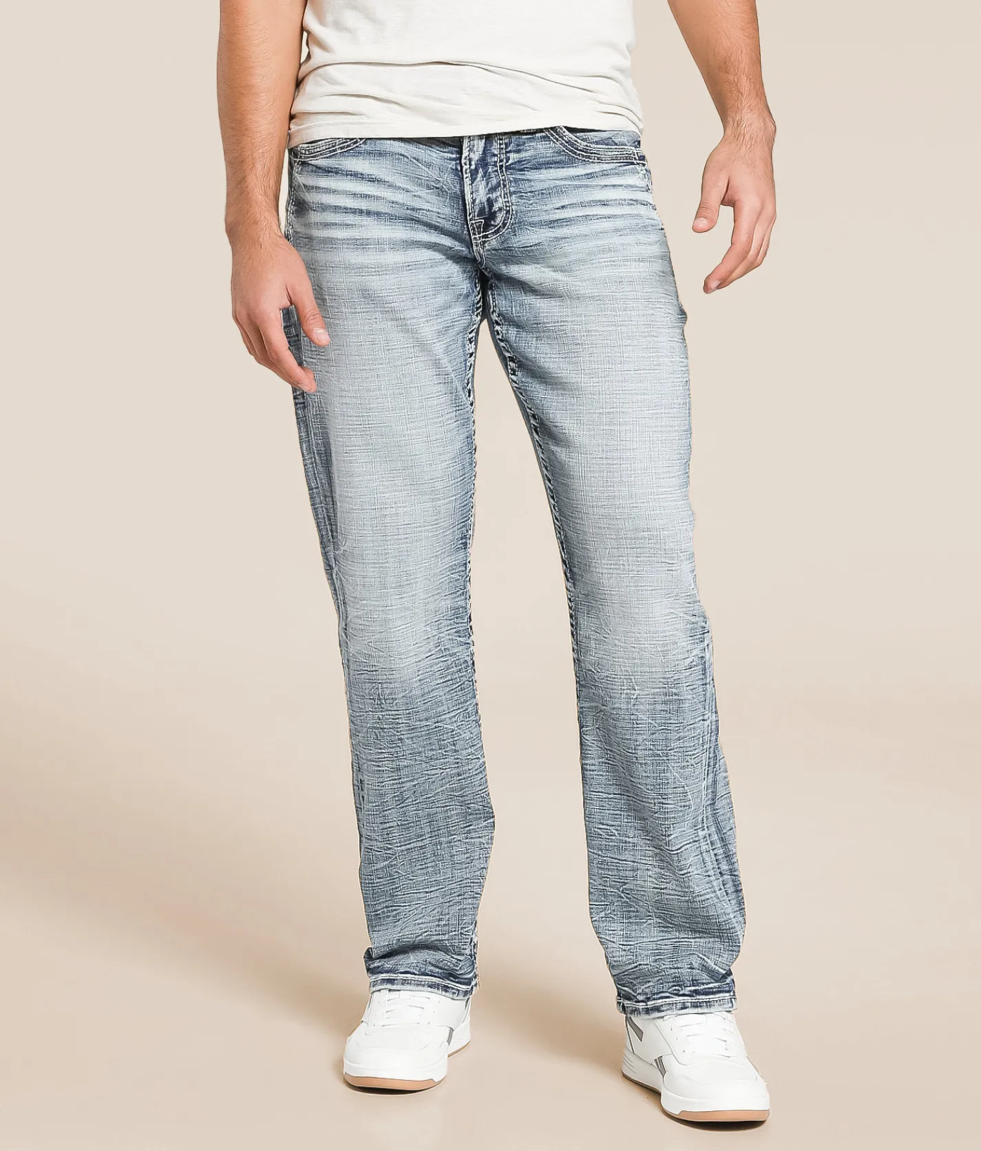 Salvage Anarchy Straight Stretch Jean Carrel Aged Best