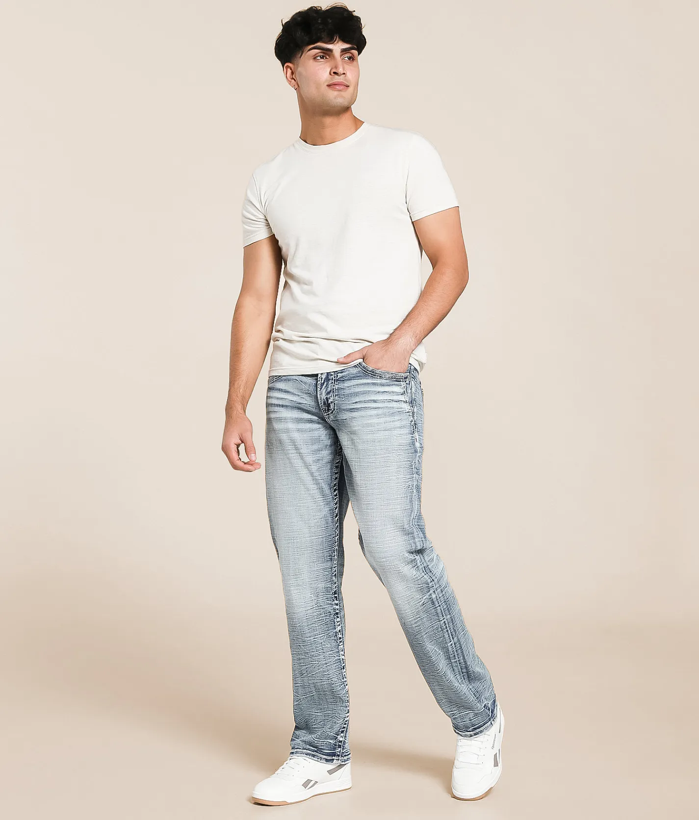 Salvage Anarchy Straight Stretch Jean Carrel Aged Best