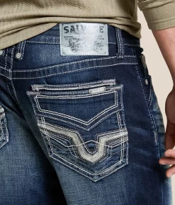 Salvage Anarchy Straight Stretch Jean Mystic Brew Discount