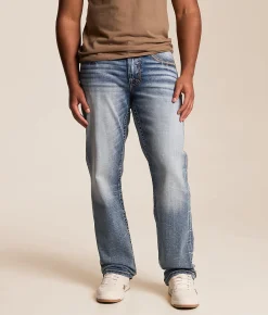 Bottoms | Salvage Anarchy Straight Stretch Jean Glacier Bay