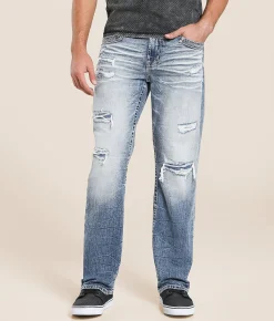 Bottoms|Jeans | Salvage Anarchy Straight Stretch Jean Pineapple Paradise