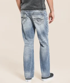 Bottoms|Jeans | Salvage Anarchy Straight Stretch Jean Pineapple Paradise