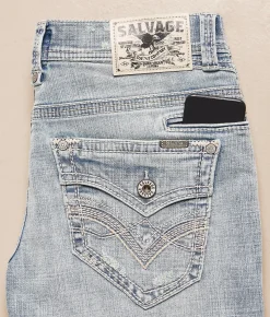 Bottoms | Salvage Anarchy Straight Stretch Jean Grand Canyon