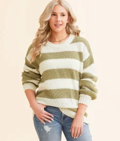 Z Supply Anders Striped Sweater Willow Best