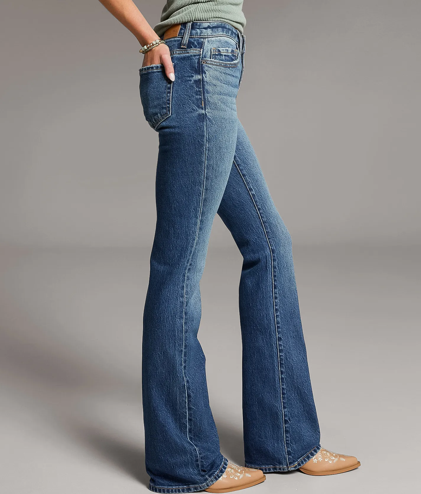 Jeans|Bottoms | BKE Andi Boot Stretch Jean Bullman