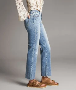 Jeans | BKE Andi Cropped Straight Stretch Jean Hannigan 5