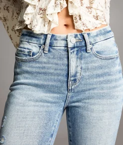 Jeans | BKE Andi Cropped Straight Stretch Jean Hannigan 5